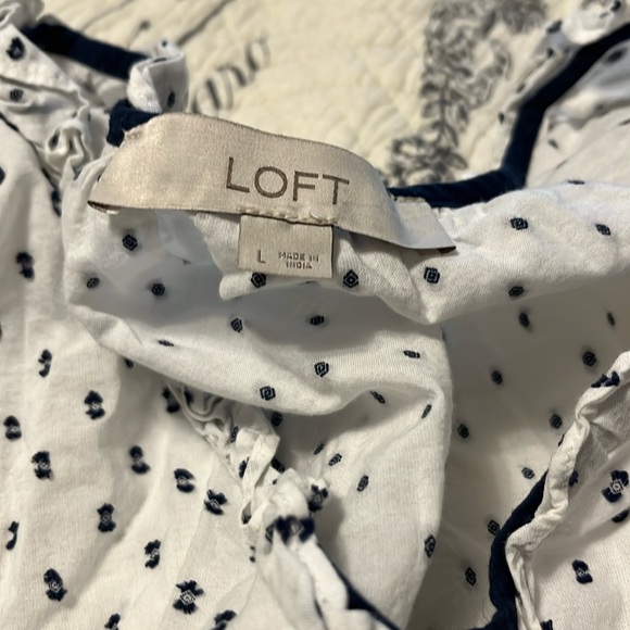 Loft Pintuck Blouse - Picture 2 of 5
